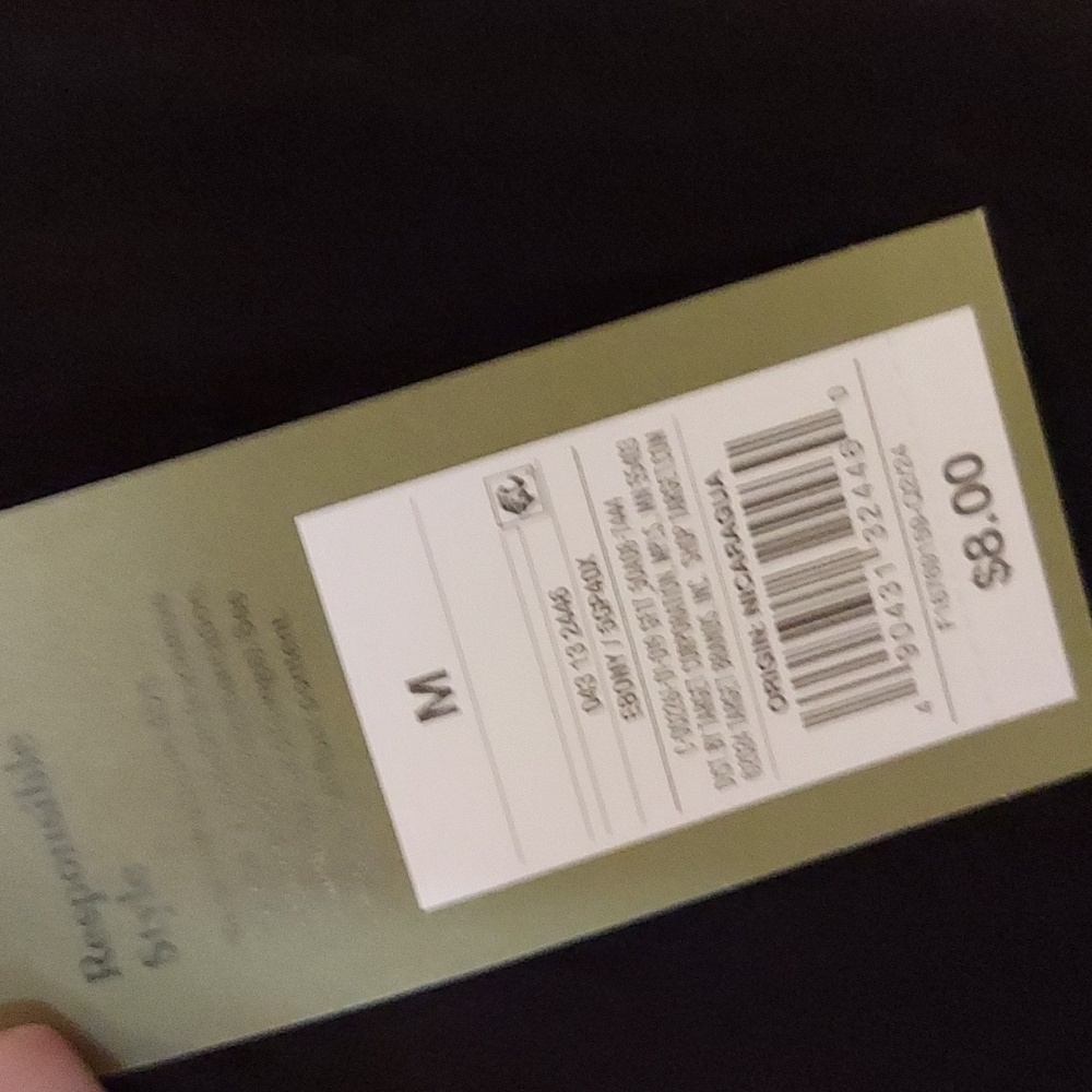 Goodfellow & Co Men's Black V-Neck Shirt - Medium - Picture 3 of 3